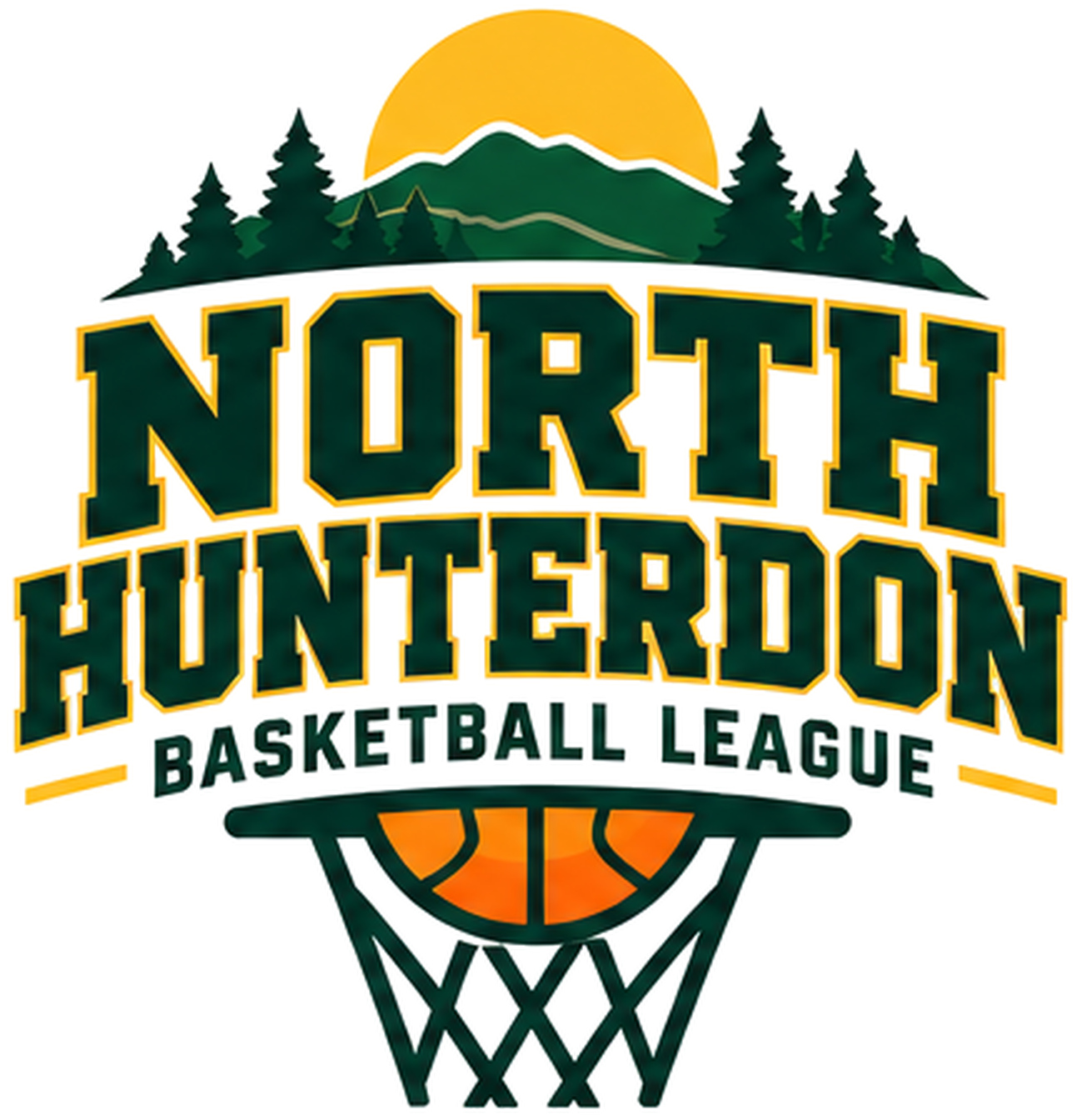 North Hunterdon Basketball League logo